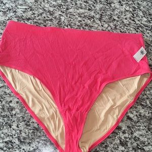 Old Navy swim bottoms in pretty girl pink